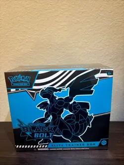 Pokemon TCG Scarlet & Violet Black Bolt ETB Elite Trainer Box Factory Sealed - Image 1