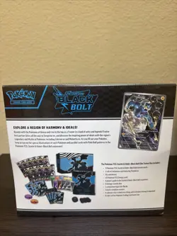 Pokemon TCG Scarlet & Violet Black Bolt ETB Elite Trainer Box Factory Sealed - Image 3
