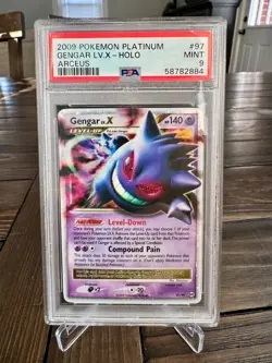 Gengar Lv.X (Holo) Pokemon Platinum Arceus 97/99 PSA 9 (Mint) - Image 1