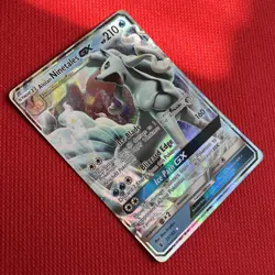 Pokemon “Alolan Ninetales GX” Guardians Rising Holo Card 22/145 Ultra Rare NM/MT - Image 2