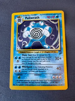 1999 Pokemon TCG - Poliwrath #15/130 - Base Set 2 Holo NM/M - Image 1