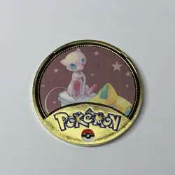 NEW Pokemon Cute Mew Premium High Quality Rare collectible Metal Gold Coin M/NM - Image 1