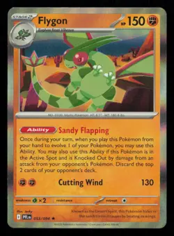 Flygon 053/094 Pokemon Phantasmal Flames Rare Near Mint Holo Card NM - Image 1