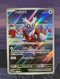 Delibird 152/132 Pokemon Mega Evolution Illustration Rare Near Mint - Image 1