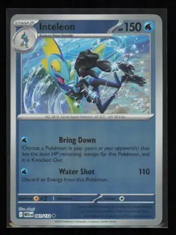 Inteleon 041/132 Pokemon Mega Evolution Uncommon Near Mint Reverse Holo - Image 1