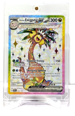 Alolan Exeggutor ex 225/191 Surging Sparks Full Art Ultra Rare Pokemon Card NM - Image 1