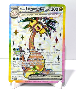 Alolan Exeggutor ex 225/191 Surging Sparks Full Art Ultra Rare Pokemon Card NM - Image 2
