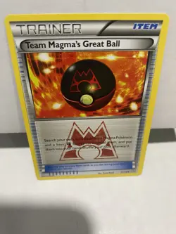 Pokemon Team Magma's Great Ball 31/34 Double Crisis Uncommon LP+ - Image 1