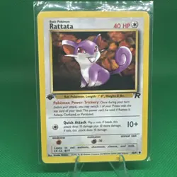 Pokemon TCG Team Rocket 1st Edition Rattata 66/82 Card WOTC Lp - Image 1