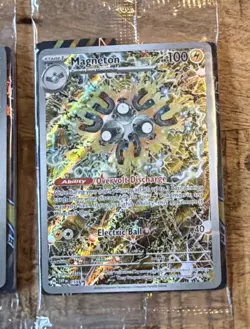 NEW/SEALED Pokemon Magneton Promo Card SVP 159 Illustration Rare Lot Of 3 - Image 3