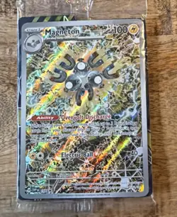 NEW/SEALED Pokemon Magneton Promo Card SVP 159 Illustration Rare Lot Of 3 - Image 4