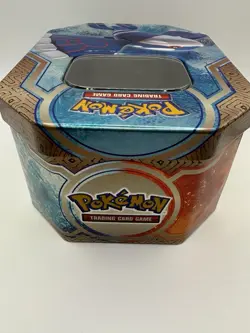 Pokemon Legends of Hoenn 2015 Kyogre-EX Collector Tin Only No Packs Or Cards - Image 5