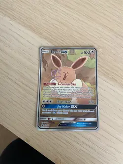 Eevee GX SM233 Pokemon TCG Sun and Moon Black Star Promo Full Art - Image 1