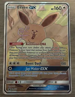Pokemon TCG Eevee GX (Full Art) SM233 Sun & Moon Black Star Promo - Image 1