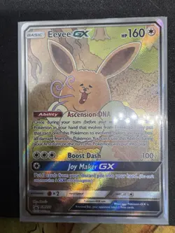 Eevee GX SM233 Pokemon TCG Sun and Moon Black Star Promo Full Art - Image 2