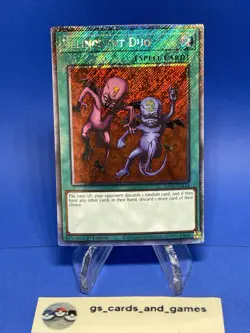Delinquent Duo RA04-EN114 - Platinum Secret Rare - Yugioh Stampede - Image 1