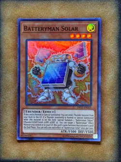 Yugioh Batteryman Solar OP10-EN005 Super Rare NM - Image 1
