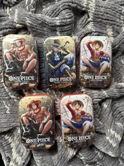 One Piece Card Game Tin Pack Set Vol.2 - Lot Of 5 - Image 1