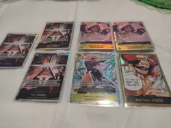 One Piece Op 13 English Card Lot Of 7 Don Gold Jewelry Bonney Sir - Image 1