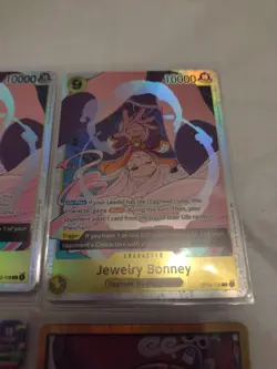 One Piece Op 13 English Card Lot Of 7 Don Gold Jewelry Bonney Sir - Image 4