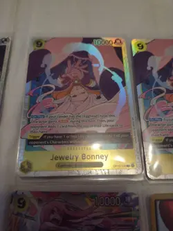 One Piece Op 13 English Card Lot Of 7 Don Gold Jewelry Bonney Sir - Image 5