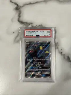 UMBREON GX 2017 Pokemon #142/149 PSA 9 MINT Sun & Moon FULL ART - Image 3