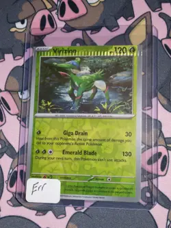 Pokemon Virizion Square Cut Crimped Error Card - Image 5