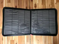 Vault X Red Card Binder 12-Pocket Exo-TecR Zip - Side-loading, Holds 480 Cards - Image 3