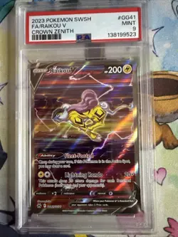 Raikou v Crown Zenith Galarian Gallery Holo Ultra Rare Card GG41/GG70 PSA 9 - Image 1