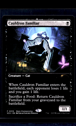 MTG Magic the Gathering Game Day & Store Championship Promo 18 Cauldron Familiar - Image 1
