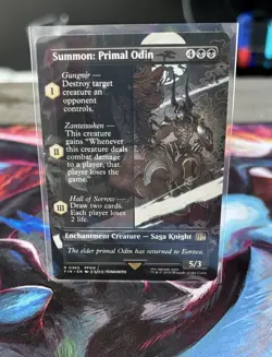 Summon: Primal Odin MTG Lorwyn Eclipsed Full Art 0365 - Image 1