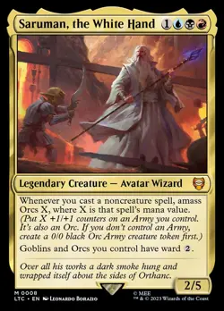 MTG Saruman, the White Hand ** Tales of Middle-earth Commander ** English - Image 1