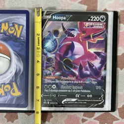 11 JUMBO Pokemon Card Lot w/ Binder No Doubles EX GX VMAX V VSTAR Mint Condition - Image 2
