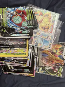 Pokemon TCG JUMBO Card Lot 100+ Pikachu Leafeon EX GX V VSTAR VMAX - Image 1