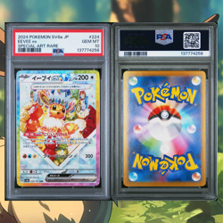 2024 POKEMON JPN SV8A-TERASTAL FEST EX SPECIAL ART RARE #224 EEVEE EX PSA 10 - Image 2