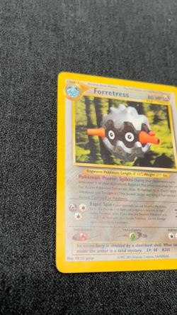 Pokemon TCG Forretress 2/75 Neo Discovery Holo LP - Image 2