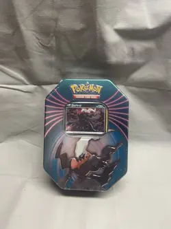 Pokemon TCG 2021 Knockout Tin Darkrai - 3 Booster Packs & Holo Promo New Sealed - Image 1