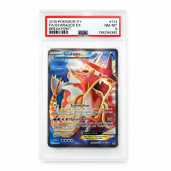 2016 Pokemon Gyarados EX PSA 8 XY BREAKPOINT #114 FULL ART - Image 1