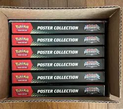 Pokemon TCG Prismatic Evolutions Poster Collection Sealed Lot Of 6 (Opened Case) - Image 4