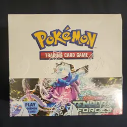 SEALED Pokemon TCG Scarlet and Violet Booster Box Temporal Forces - Image 1