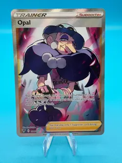 Pokemon Card Opal 184/185 Vivid Voltage Holo Full Art Ultra Rare NM - Image 1