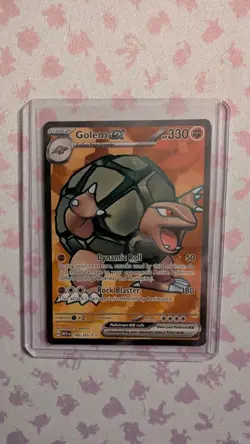 Golem ex 189/165 Pokemon 151 Card Full Art Ultra Rare Scarlet And Violet NM - Image 1