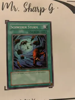 SCHWERER STURM - 1. AUFLAGE SD10-DE026 DEUTSCH Yu-Gi-Oh! CARD COMMON KONAMI - Image 3