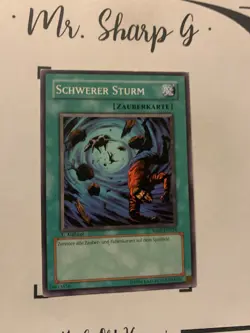SCHWERER STURM - 1. AUFLAGE SD10-DE026 DEUTSCH Yu-Gi-Oh! CARD COMMON KONAMI - Image 4