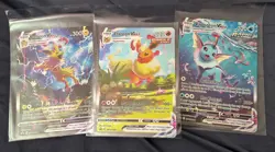 Pokemon JUMBO Oversized Promo Vaporeon Flareon Jolteon VMAX Cards Lot of 3 NM - Image 1