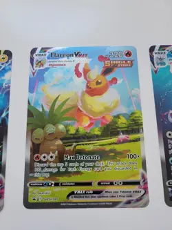 Vaporeon, Jolteon, Flareon VMAX jumbo Pokemon Cards Lot - Image 3