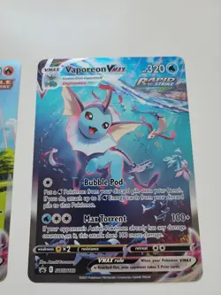 Vaporeon, Jolteon, Flareon VMAX jumbo Pokemon Cards Lot - Image 4