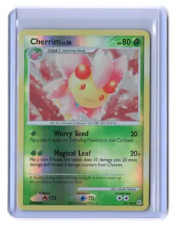 Cherrim Reverse Holo #45/130 Diamond & Pearl Pokemon TCG Vintage LP+ - Image 1
