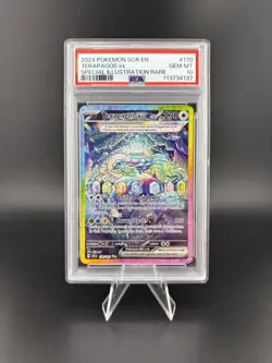 Pokemon TCG Terapagos EX Stellar Crown 170/142 Special Illustration Rare, PSA 10 - Image 1