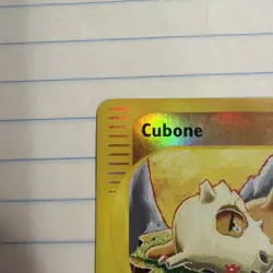 Pokemon 2002 Cubone Reverse Holo Expedition Card 103/165 WOTC E-Reader - Image 2